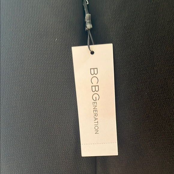 BCBGeneration Cream Long Sleeve black jumpsuit NWT - Picture 7 of 12